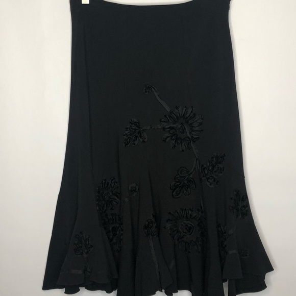 Sunny Leigh Black Swing Skirt (8) - Picture 2 of 8